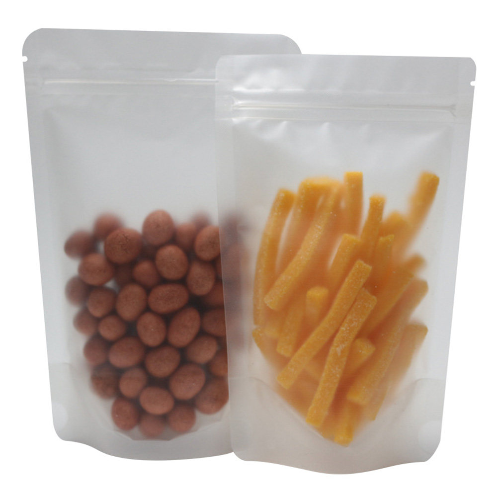 Food Storage Bag - 100 Adet Kendinden Yapışkanlı, Şeffaf, Gıda