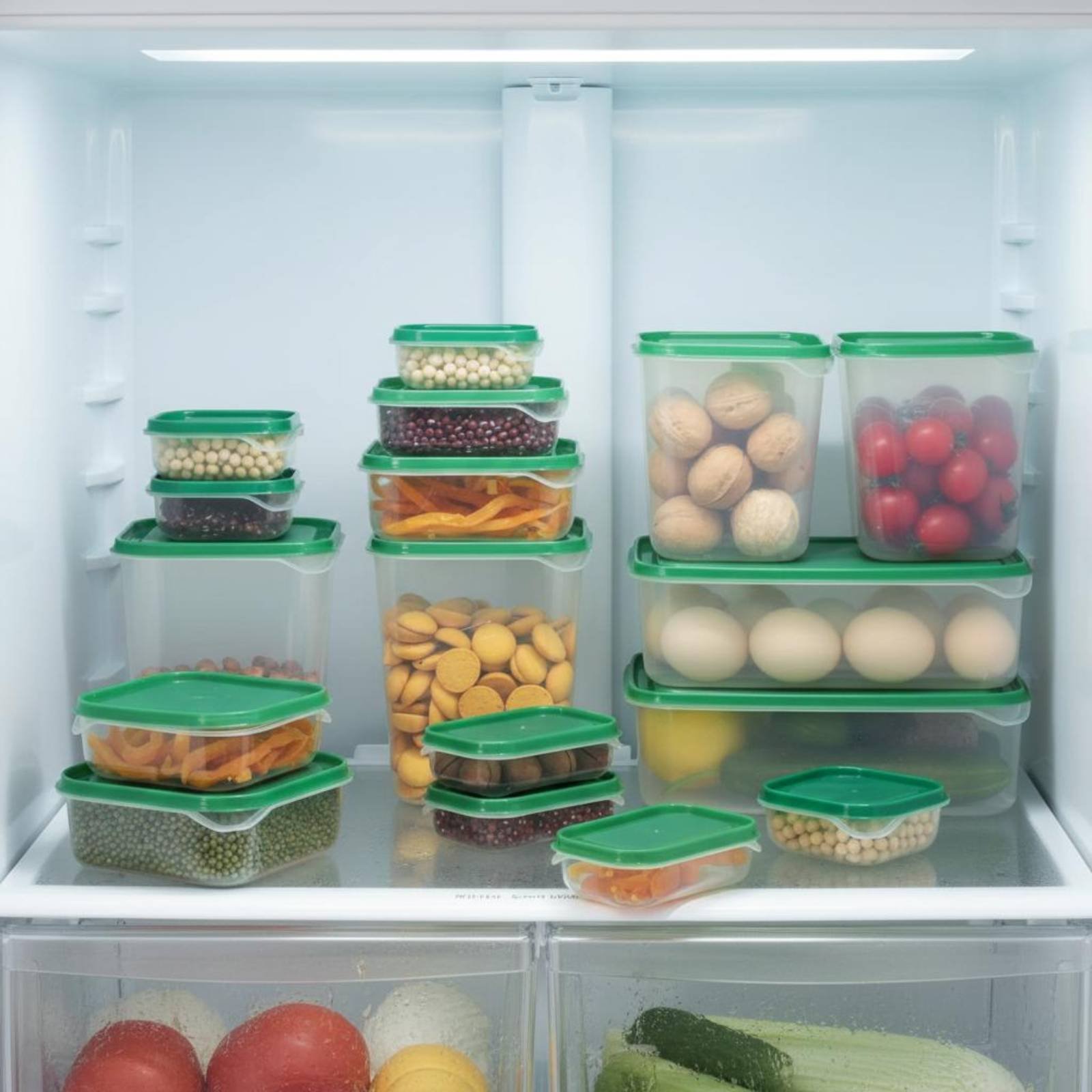 Food Storage Containers - 17 Parça Buzdolabı Saklama Kutusu Seti