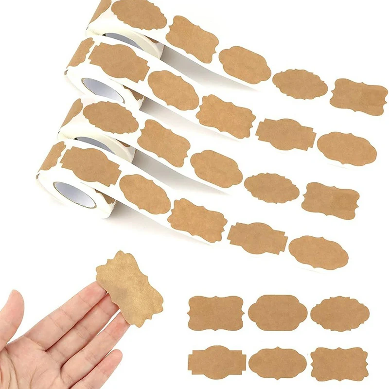 Food Storage Labels - Kendinden Yapışkanlı Etiketler Baharat Kavanozları Çıkartmaları