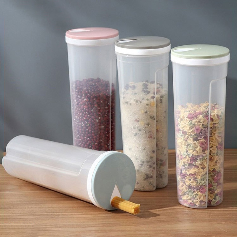 Food Storage With Dividers - Gıda Sınıfı Plastik Erişte Saklama Kabı