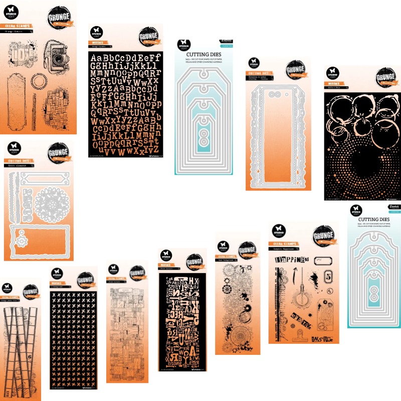 Food Storage Labels - Ekstra Elemanlar Etiket Grunge Metal Kesme