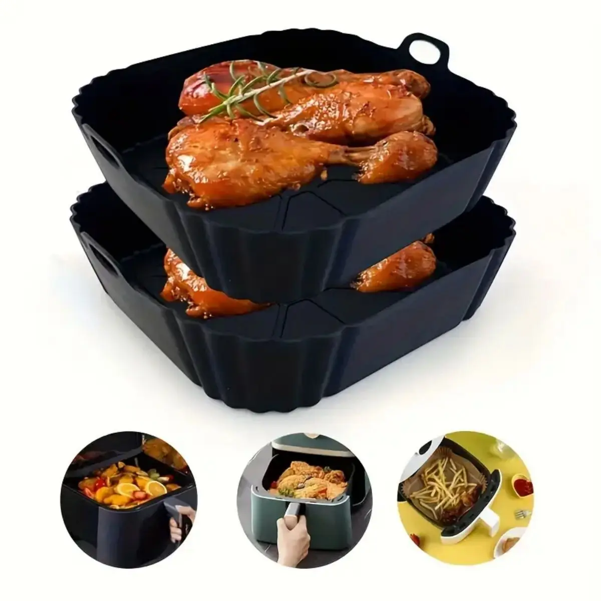 Yeniden kullanılabilir hava fr - Food Storage With Dividers incelemesi ve fiyatı