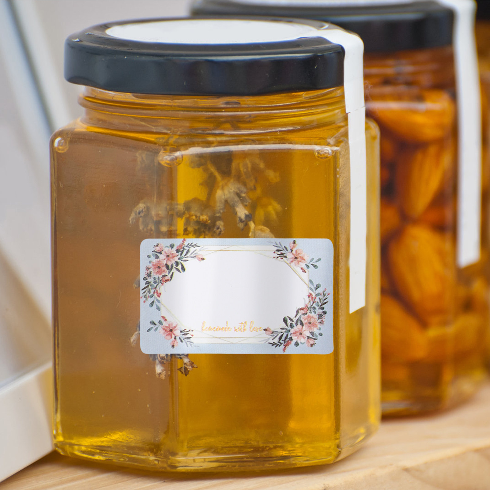 3 Rulo Boş İsim Etiketi, Çiçek - Food Storage Labels incelemesi ve fiyatı