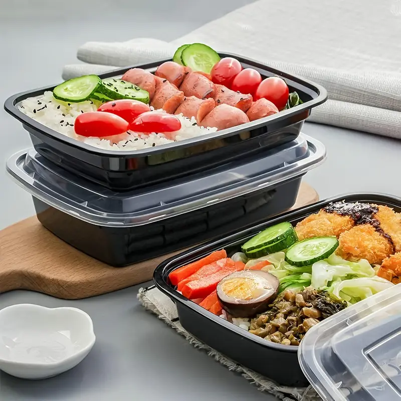 1-100 adet Siyah Tek Kullanıml - Food Storage Oven Safe incelemesi ve fiyatı