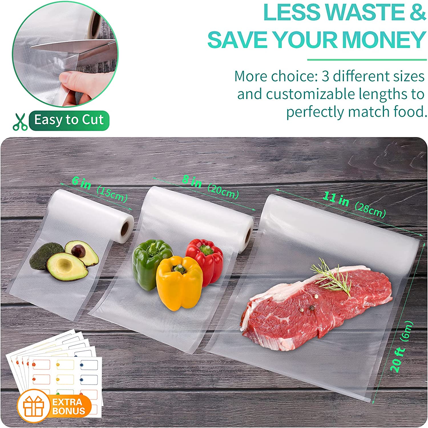 Vakumlu Gıda Vakumlama Makines - Food Storage Bag incelemesi ve fiyatı