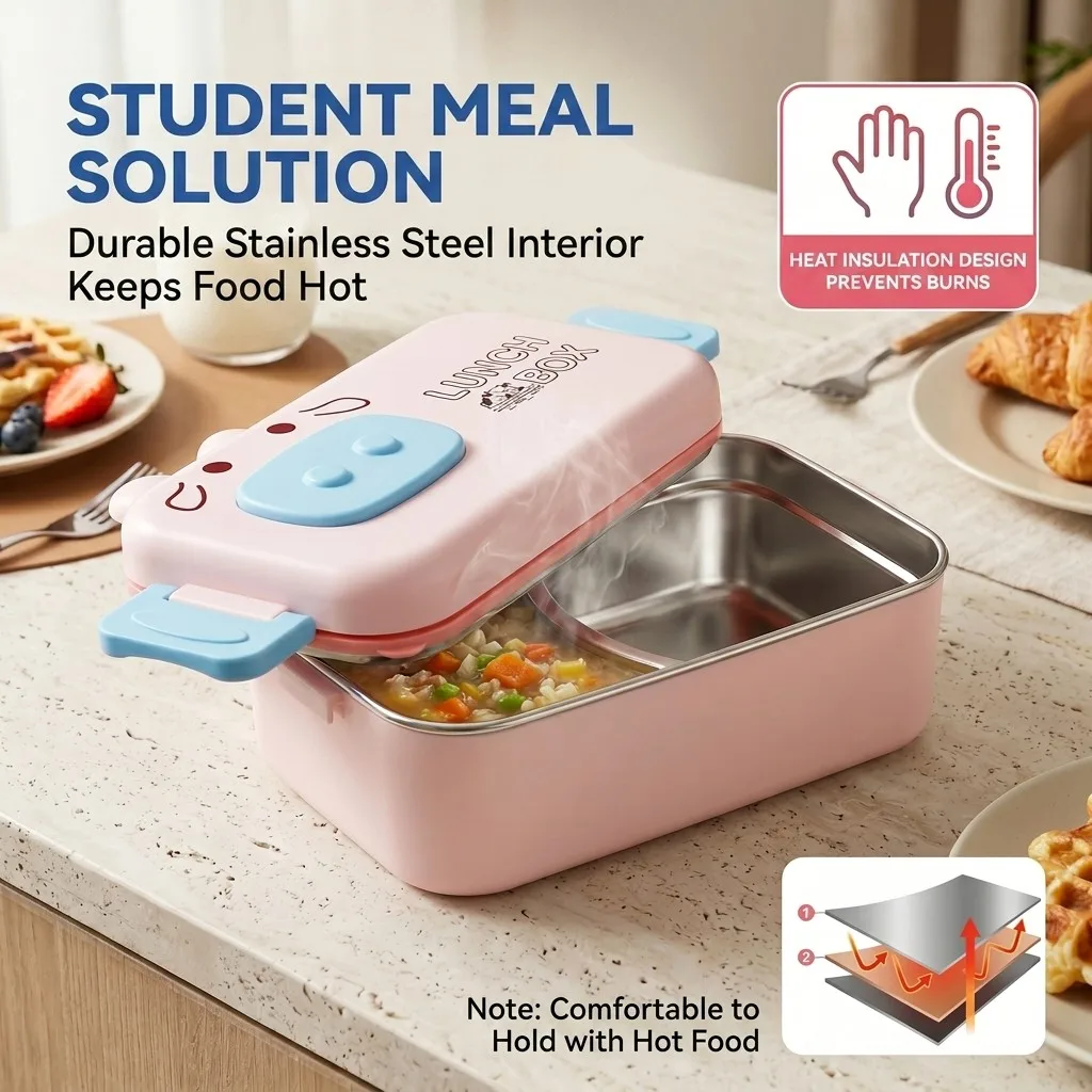 304 Paslanmaz Çelik Bento Kutu - Food Storage Oven Safe incelemesi ve fiyatı