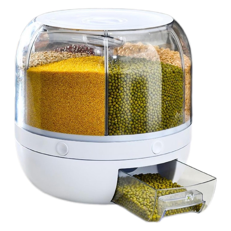 6 Bölmeli Tahıl Saklama Kabı D - Food Storage Containers incelemesi ve fiyatı