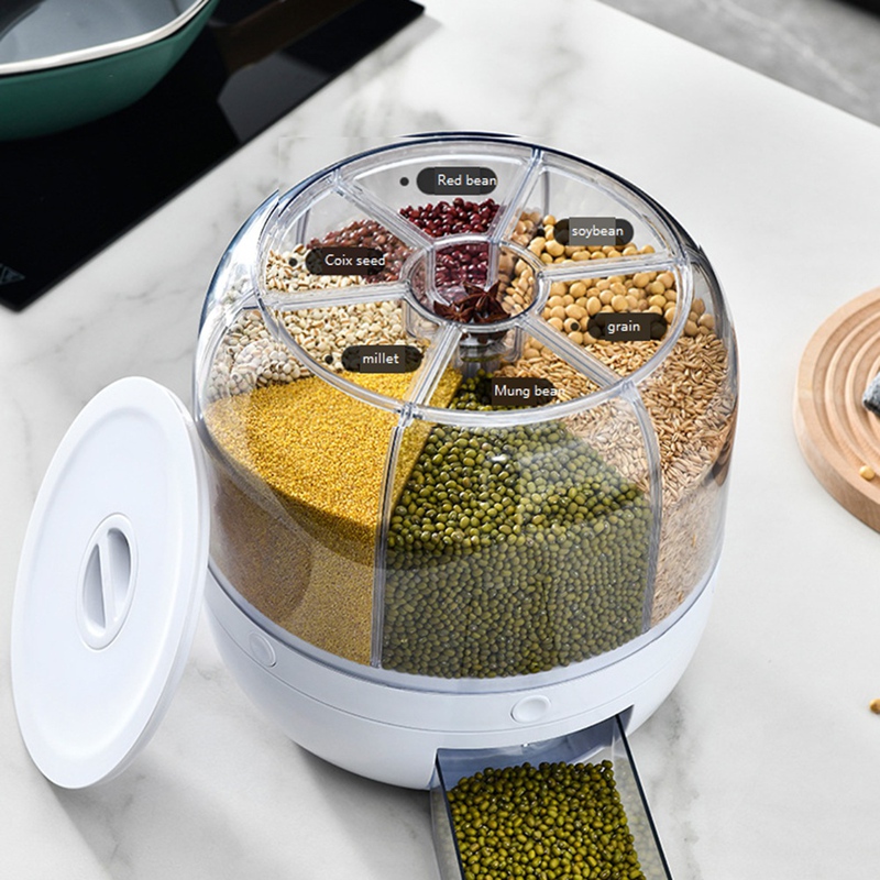 6 Bölmeli Tahıl Saklama Kabı D - Food Storage Containers incelemesi ve fiyatı