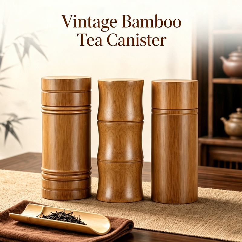 Vintage Bambu Çay Kutusu Taşın - Food Storage With Dividers incelemesi ve fiyatı