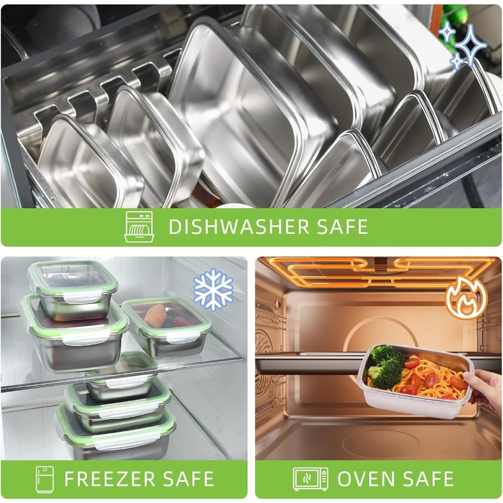 1/3 Parça Gıda Saklama Kabı Se - Food Storage Oven Safe incelemesi ve fiyatı